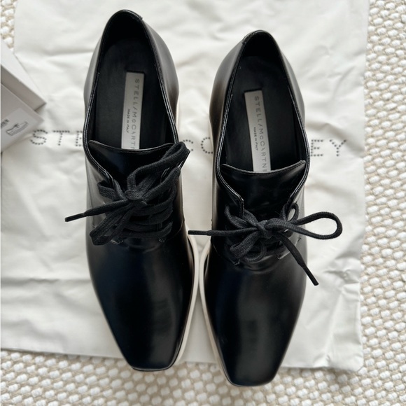 Stella McCartney Elyse Platforms Black - Picture 3 of 9